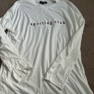 Long sleeve shirt dress